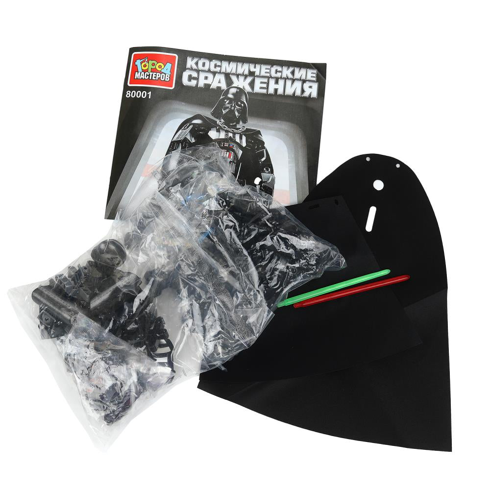 80001-ZH Конструктор сборная фигурка космические сражения, 168 дет. Город мастеров в кор.2*24шт