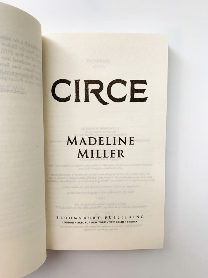 Circe (Madeline Miller) Цирцея (Мадален Миллер) /Книги на английском языке