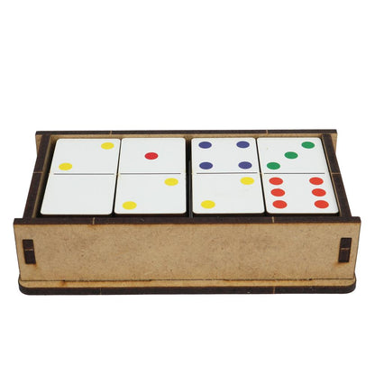 Настольная игра домино термопленка Буратино в кор.60шт