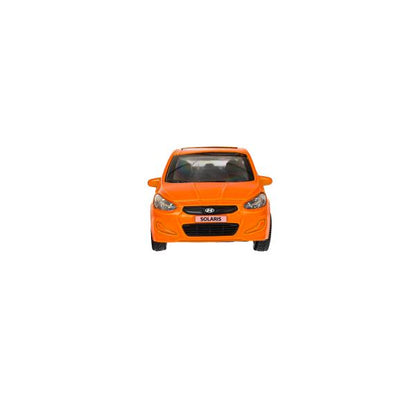 Machine en métal HYUNDAI SOLARIS, 12 cm, double, bagage, acier, orangé, cor. Parc technologique dans le cor.2*36шт