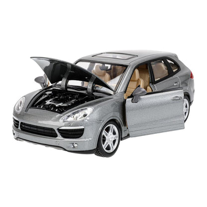 Машина металл свет-звук PORSCHE cayenne, 18,7 см, двери, капот, багажник Технопарк в кор.2*6шт