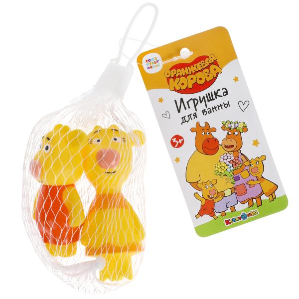 Игрушка для ванны Оранжевая корова Бо и Зо КАПИТОШКА в кор.100шт