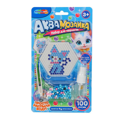 аквамозаика на блистере кошка МУЛЬТИ АРТ в кор.50шт