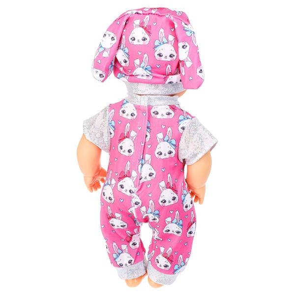 Пупс озвуч 30см, пьет, писает, закр. глазки, 4акс, 50 звуков КАРАПУЗ в кор.12шт