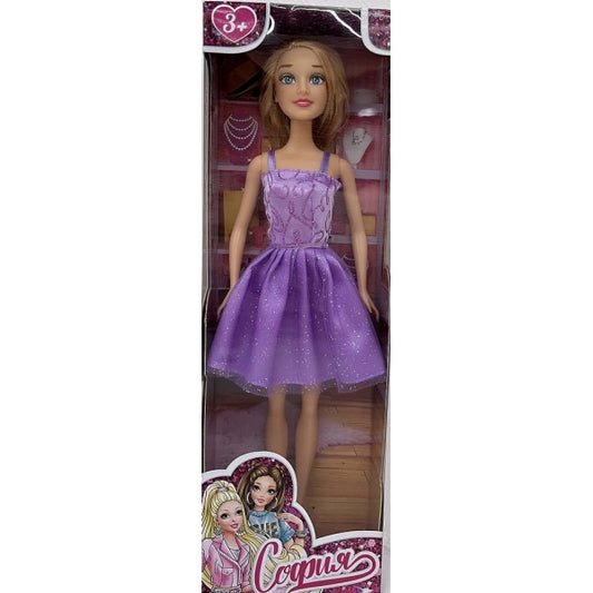 Кукла 29см София, бесшарнирная, кор КАРАПУЗ в кор.24шт