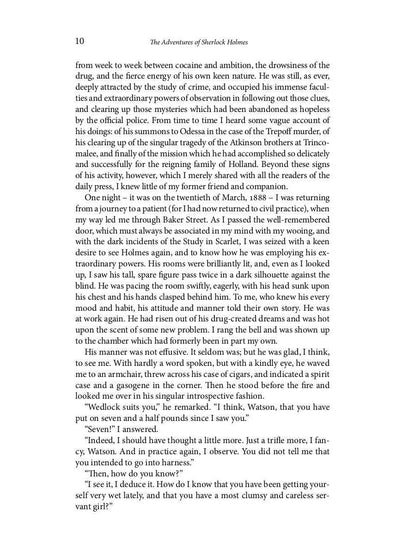 The Adventures of Sherlock Holmes