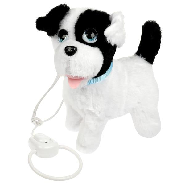 Интерактивный щенок Брюс 22см ходит, на поводке, озвучке. в кор МОЙ ПИТОМЕЦ в кор.12шт