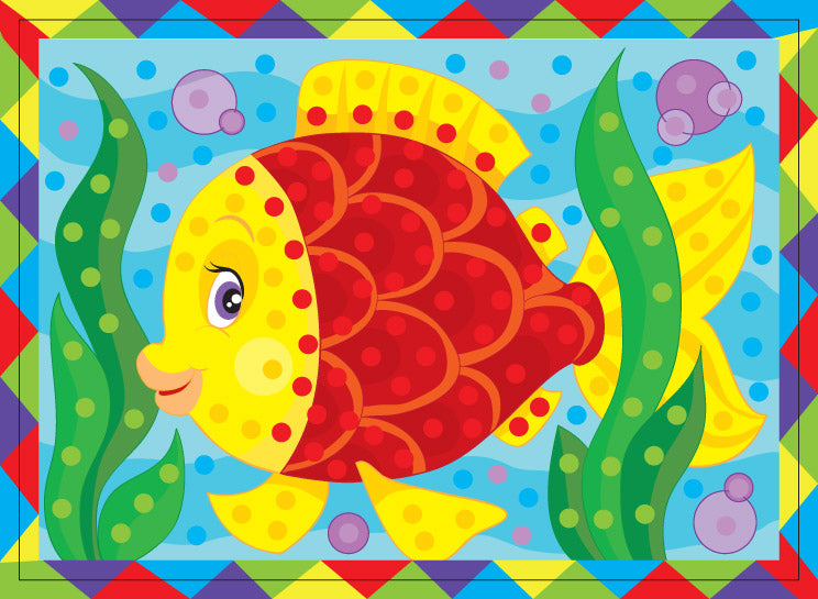 Набор для творчества. Рисунок из страза "Рыбка"
