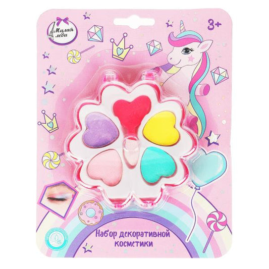 Косметика ДЛЯ ДЕВОЧЕК набор косметики: тени для век, аппликатор МИЛАЯ ЛЕДИ в кор.3*288шт