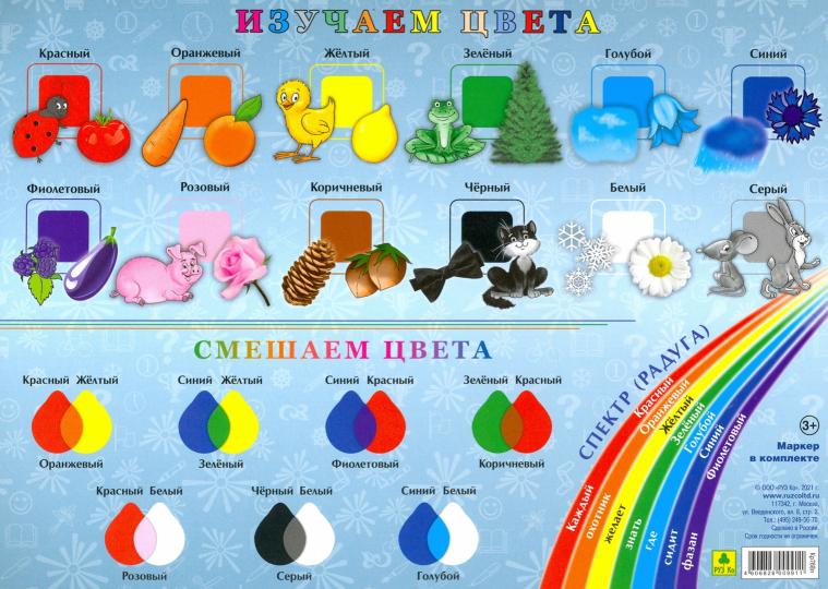 Изучаем геометрические фигуры и цвета. Планшетное издание с маркером. МГОГОРАЗОВЫЕ.