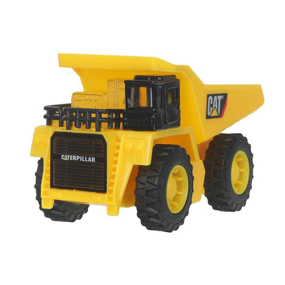 Машина металл caterpillar КАРЬЕРНЫЙ САМОСВАЛ, 12 см, двери, инерция Технопарк в кор.2*24шт
