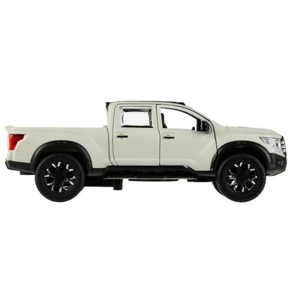 Машина металл NISSAN TITAN МАТОВЫЙ 12,5 см, двери, багажник, инерц, серый, кор. Технопарк в кор.2*36шт