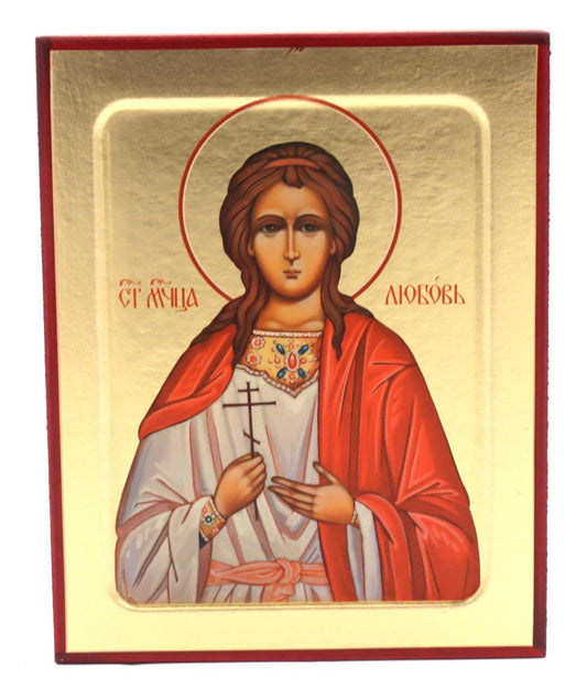 Икона Любови, мученицы (на дереве): 125 х 160