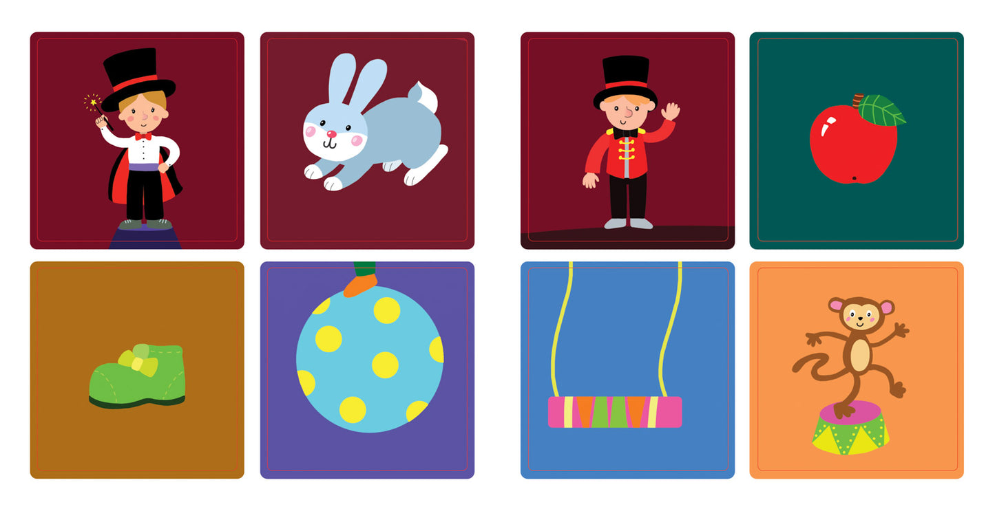 Удивительный цирк: книжка с наклейками