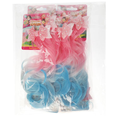 L'accessoire pour le bébé de la SCКАЗОЧНЫЙ ПАТРУЛЬ прядь волос на заколке (rose/голубой) МИЛАЯ ЛЕДИ уп-10шт в kor50up