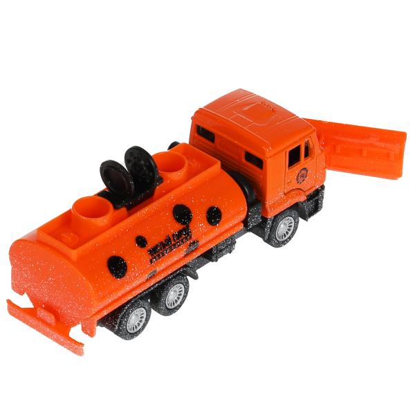 SB-18-07(SNOW)-WB312456 Машина металл KAMAZ снегоубороч., 14 см, дв., подв.дет., инерц., кор. Техноп