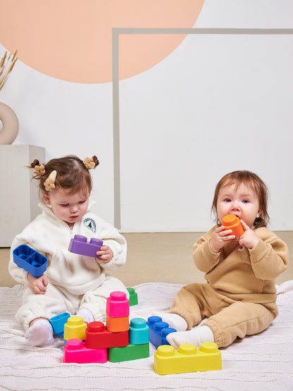 01584 ЦАРСТВО 188023 МЯГКИЕ КИРПИЧИКИ. КОНСТРУКТОР ИЗ МЯГКОГО МАТЕРИАЛА ДЛЯ САМЫХ МАЛЕНЬКИХ. 14 ДЕ