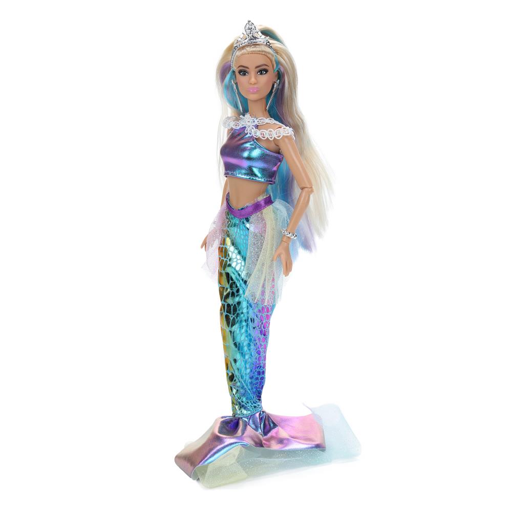 Кукла 29см София, руки и ноги сгиб., русалка, акс, кор КАРАПУЗ в кор.24шт