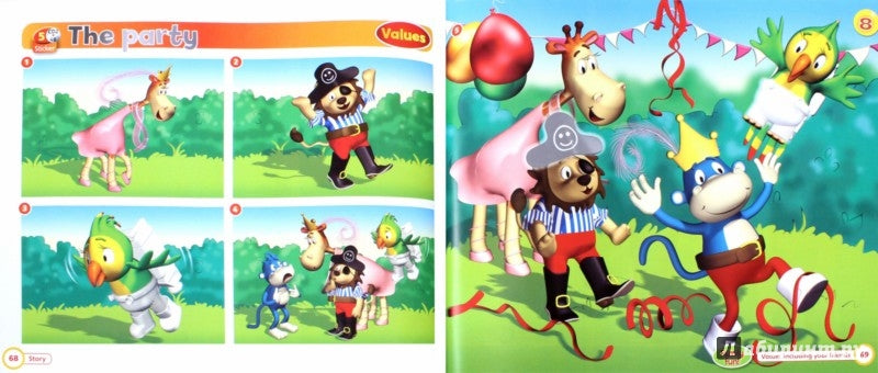 Super Safari 1 (British) Pupil's+Activity Book+CD+DVD