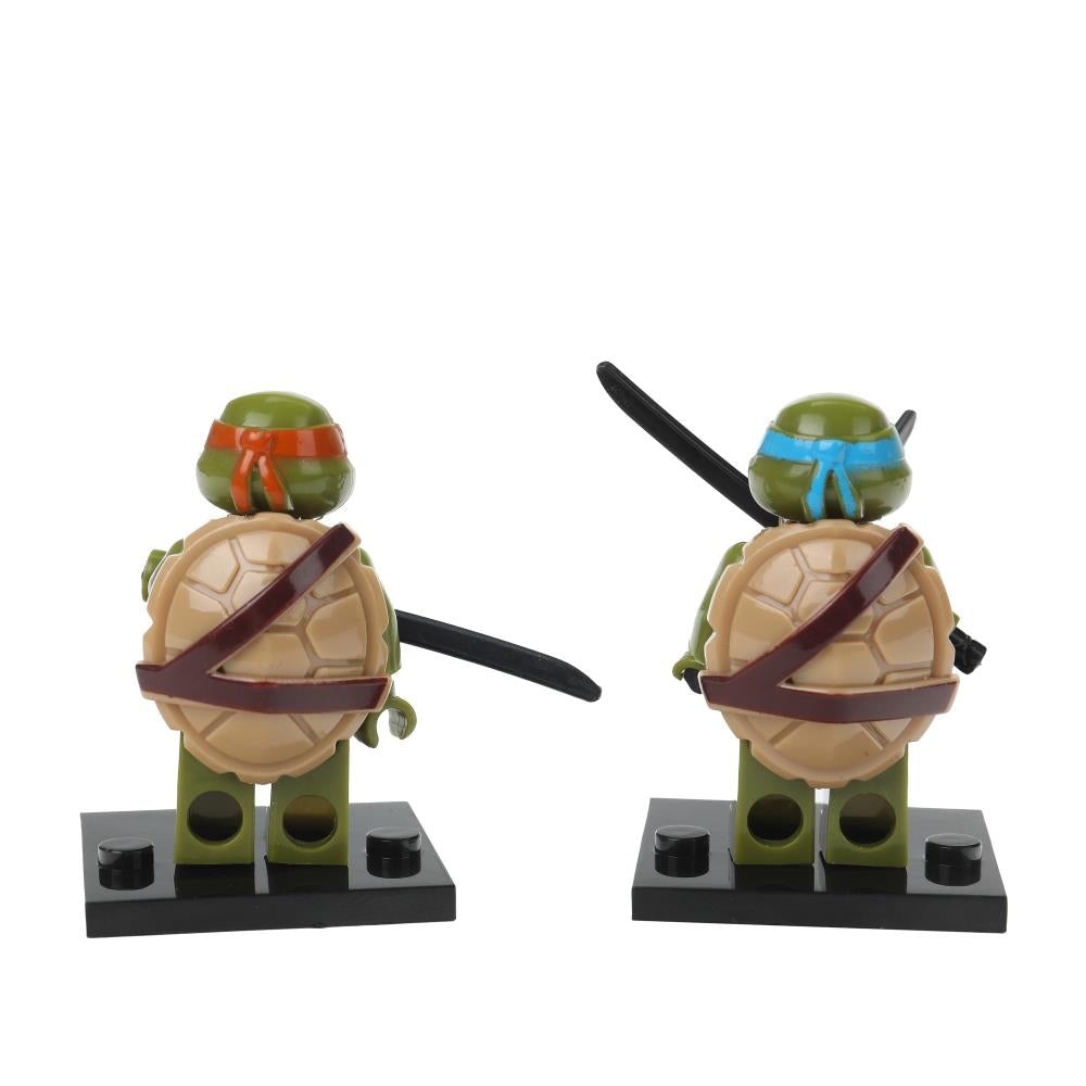 Конструктор фигурки черепашки+супер герои -6 шт Город мастеров в кор.2*96шт