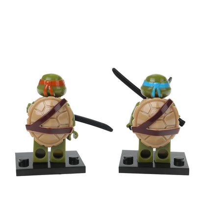 Конструктор фигурки черепашки+супер герои -6 шт Город мастеров в кор.2*96шт