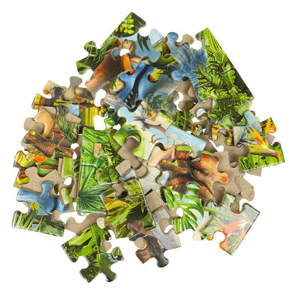 Мир динозавров. Пазлы в коробке 54 детали. 90х65х25 мм. Умные игры в уп.32шт в кор.8уп