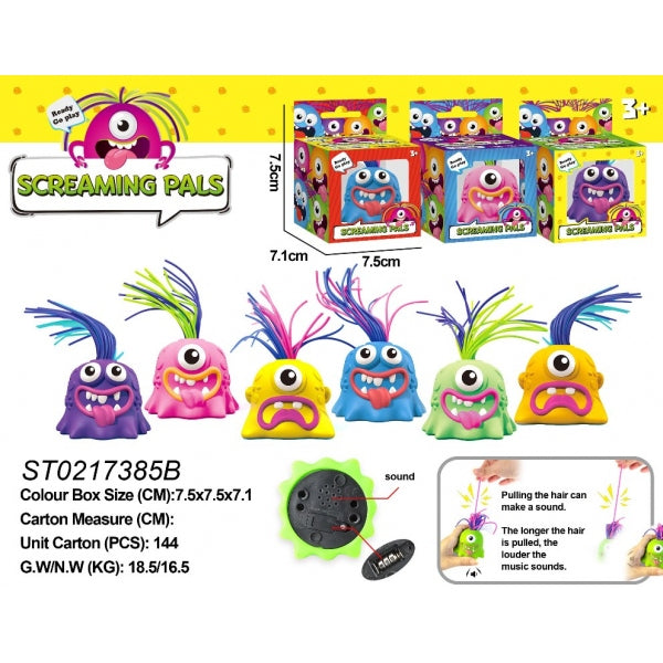 Игрушка пластизоль цвет в ассорти. в кор. в кор.144шт