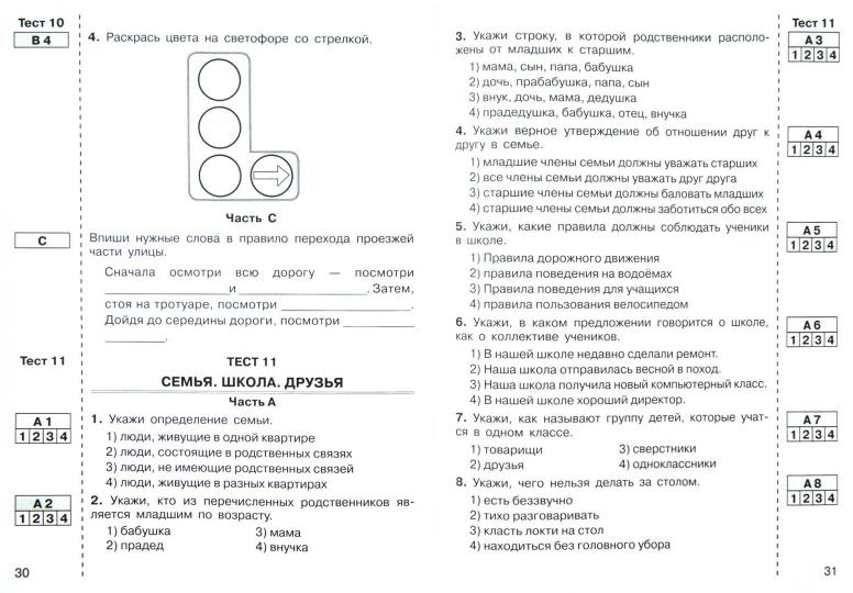 Окружающий мир 2кл [Итоговые тесты]