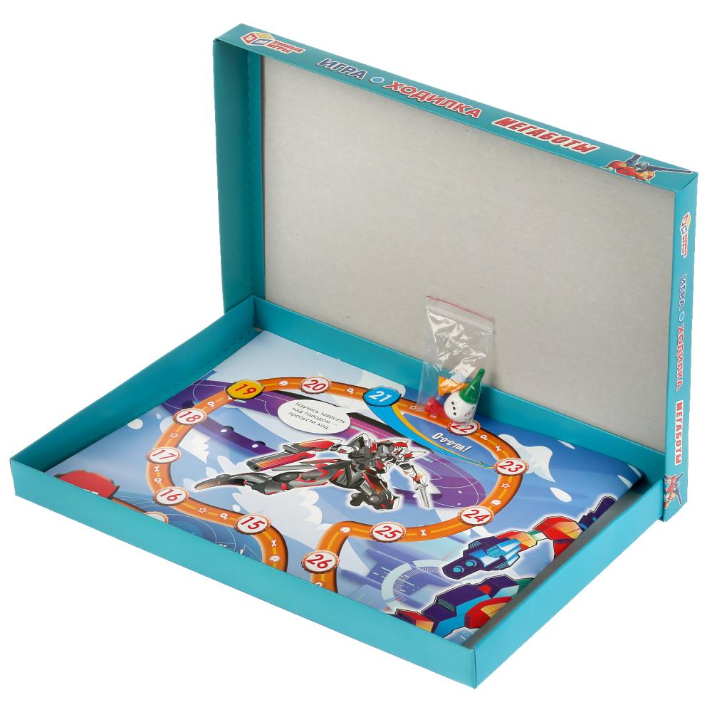 НАСТОЛЬНАЯ ИГРА-ХОДИЛКА "УМНЫЕ ИГРЫ" МЕГАБОТЫ В КОР. в кор.20шт