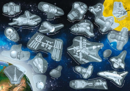 Космос. Раскраска с многоразовыми НАКЛЕЙКАМИ