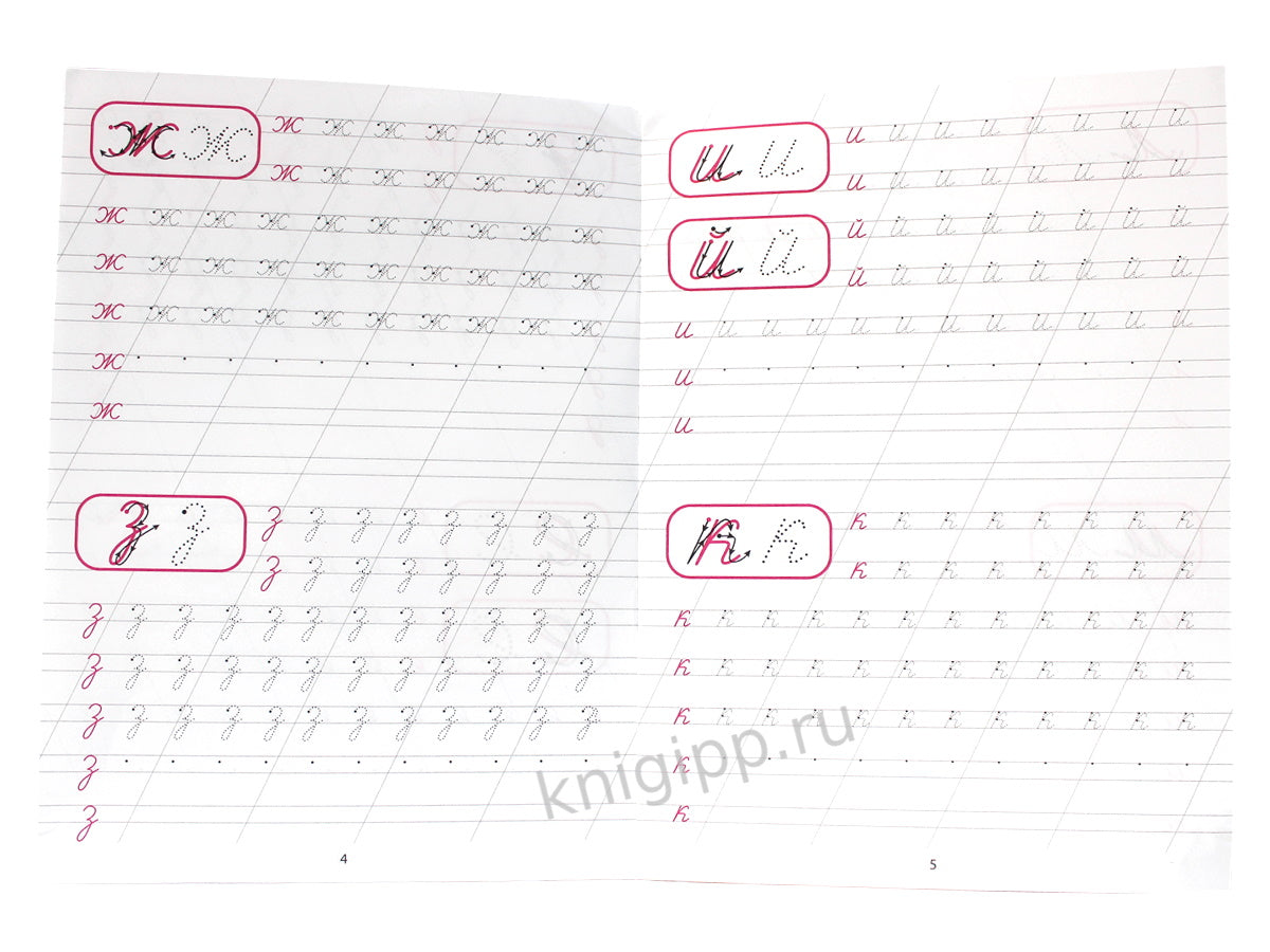КАЛЛИГРАФИЧЕСКАЯ ПРОПИСЬ А5. ПИШЕМ СТРОЧНЫЕ БУКВЫ