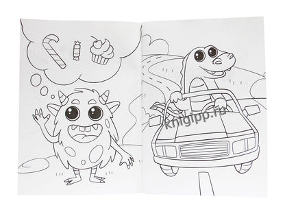 РАСКРАСКА А4 эконом. МОИ ВЕСЁЛЫЕ КАРТИНКИ