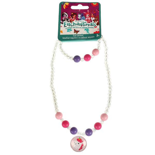 Акс-ры д/девочек ЭНЧАНТИМАЛС бижутерия (кулон+браслет) МИЛАЯ ЛЕДИ уп-10шт в кор.100уп