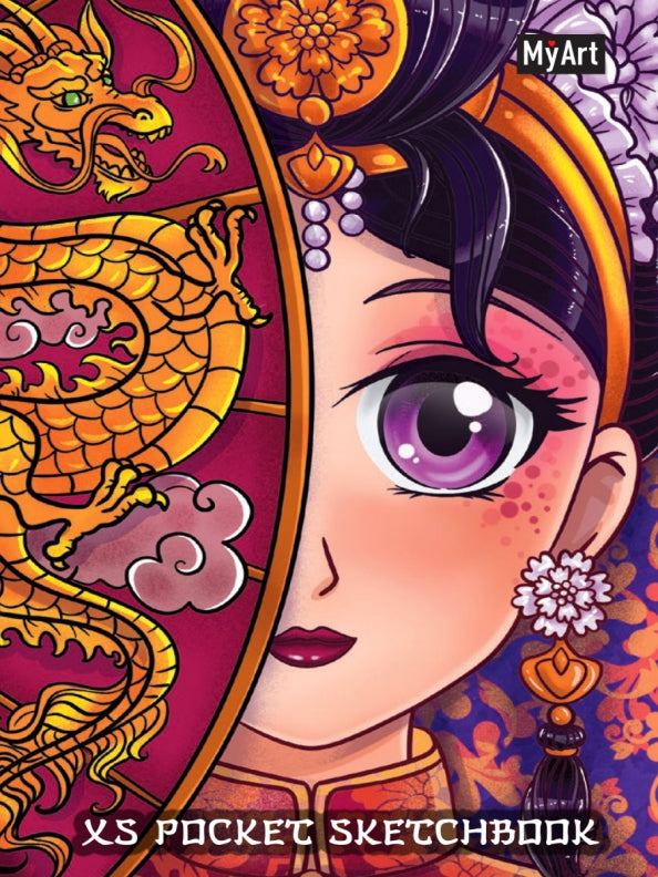 MyArt. XS Pocket СКЕТЧБУК. Аниме. Взгляд дракона