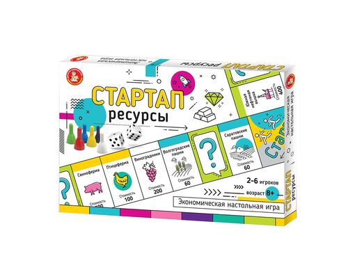 Игра настольная экономическая "Стартап" Ресурсы