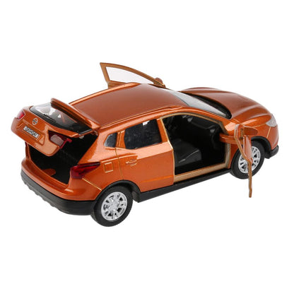 ТМ Технопарк. Машина металл "NISSAN QASHQAI" 12см, открывающаяся. двери, инерц, ЗОЛОТОЙ в кор. в кор.2*36шт