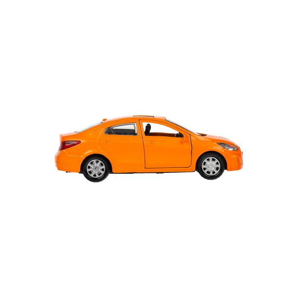 Machine en métal HYUNDAI SOLARIS, 12 cm, double, bagage, acier, orangé, cor. Parc technologique dans le cor.2*36шт