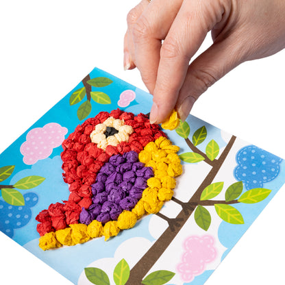 Набор для творчества. Аппликация из тишью "Птичка" размер 138х165