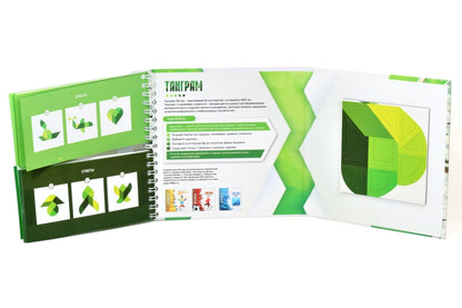 ИГРА МАГНИТНАЯ ГОЛОВОЛОМКА ТАНГРАМ "ЛИСТИК" в кор.50шт