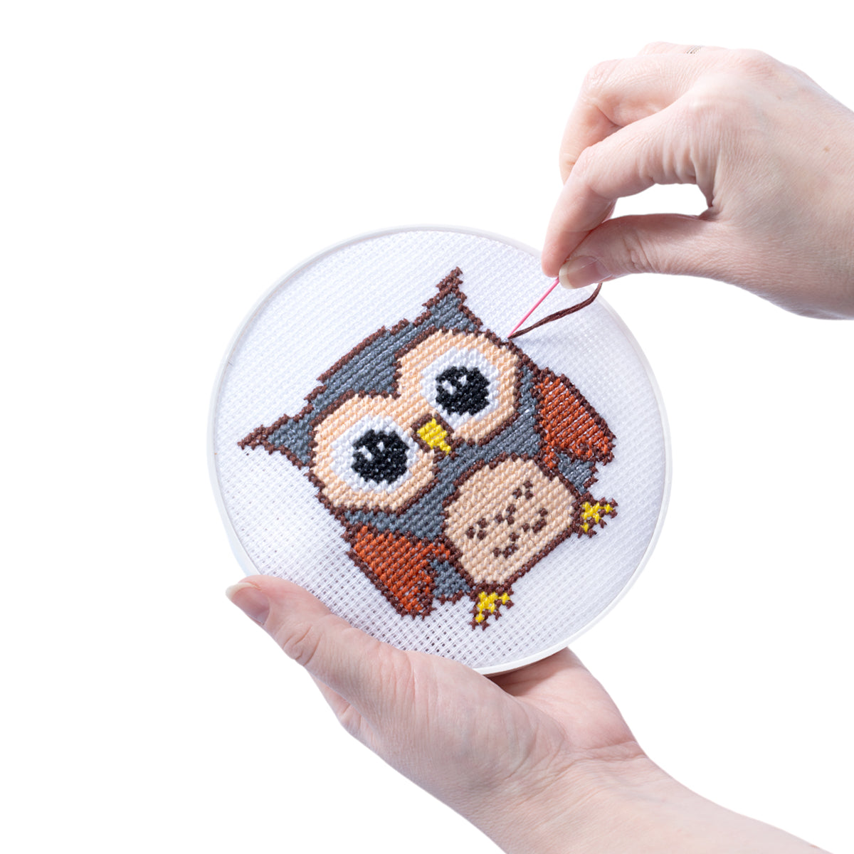 Набор для творчества. Вышивка "Совёнок" (с пяльцами)