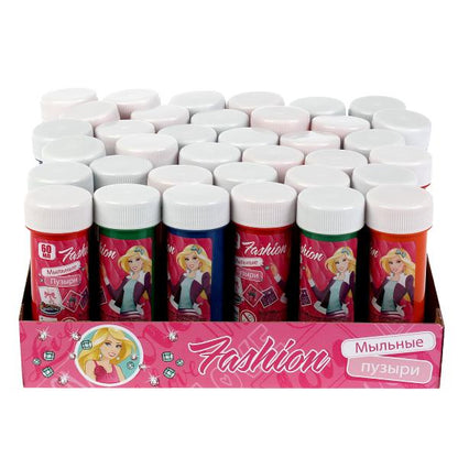 Мыльные пузыри модницы 60мл ИГРАЕМ ВМЕСТЕ уп-36шт в кор.6уп