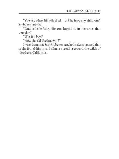 The Abysmal Brute = Лютый зверь: на англ.яз