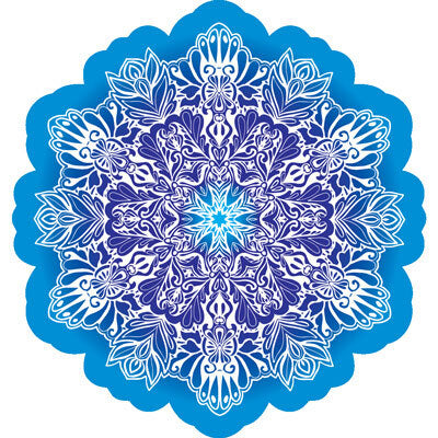 М-15210 Figurine miniature. Снежинка. Двухсторонняя - группа Снежинки