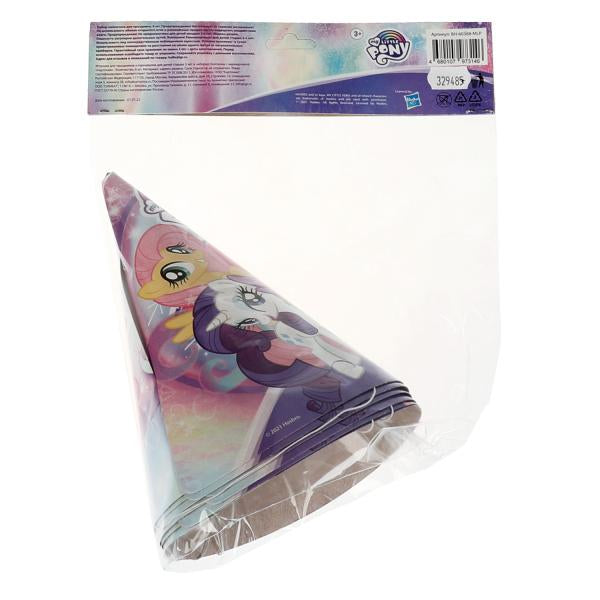 Праздничные колпачки МОЙ МАЛЕНЬКИЙ ПОНИ набор из 6 шт, Товары для праздника в кор.96наб