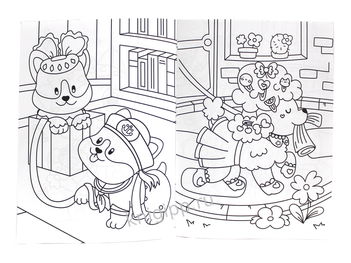 РАСКРАСКА С БРАСЛЕТИКАМИ. МОДНЫЕ ЗВЕРЯТА