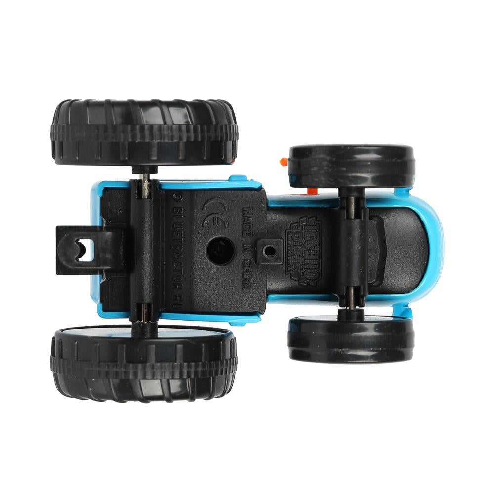 Машина металл СИНИЙ ТРАКТОР синий трактор длина 7,5см, синий, индикатор. Технопарк уп-18шт в кор.2*3уп