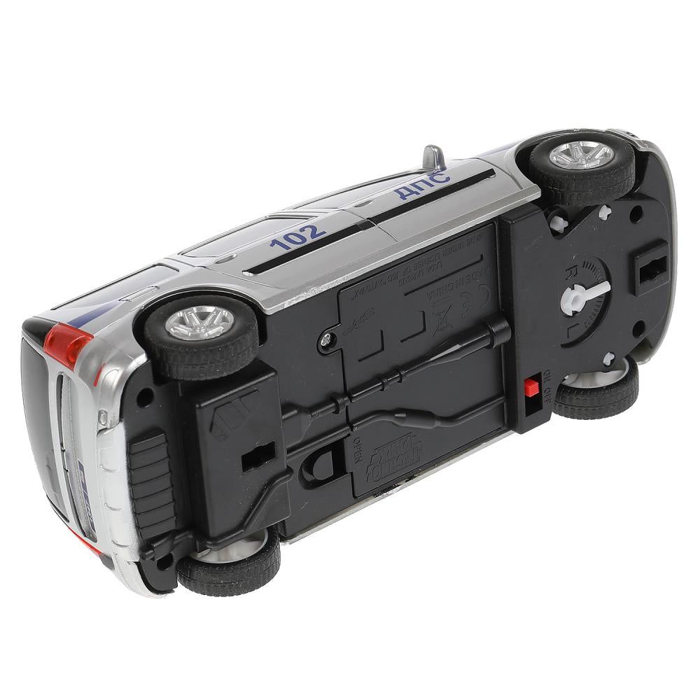 Машина р/у LADA LARGUS ПОЛИЦИЯ 18 см, свет, серебр, кор. Технопарк в кор.2*24шт