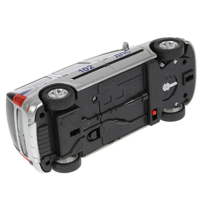 Машина р/у LADA LARGUS ПОЛИЦИЯ 18 см, свет, серебр, кор. Технопарк в кор.2*24шт