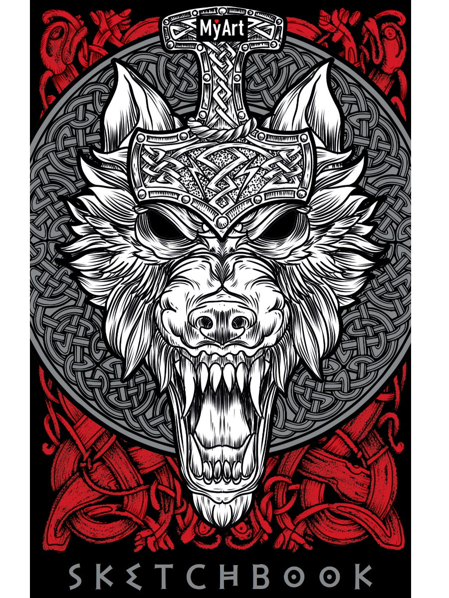 MyArt. СКЕТЧБУК. КЕЛЬТСКИЕ МОТИВЫ. Кельтский волк