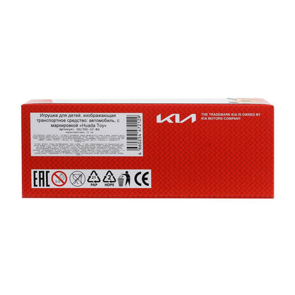 Машина металл KIA seltos длина 12 см, двери, багажник., инерц, синий, кор. Технопарк в кор.2*36шт